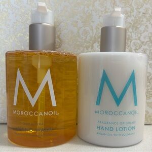 Moroccanoil Hand Wash and Lotion Set~12.2oz/360ml each.
